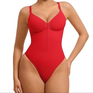 Red shapewear Bodysuit